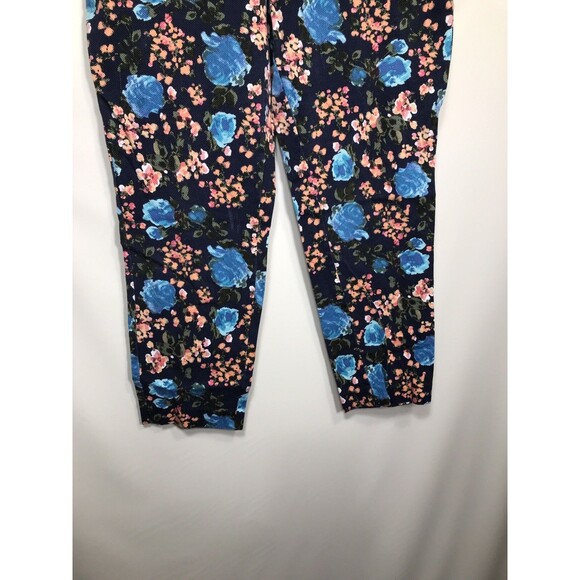 Merona Pants Size 14 Floral Print Classic Fit Multicolor print - Picture 2 of 7